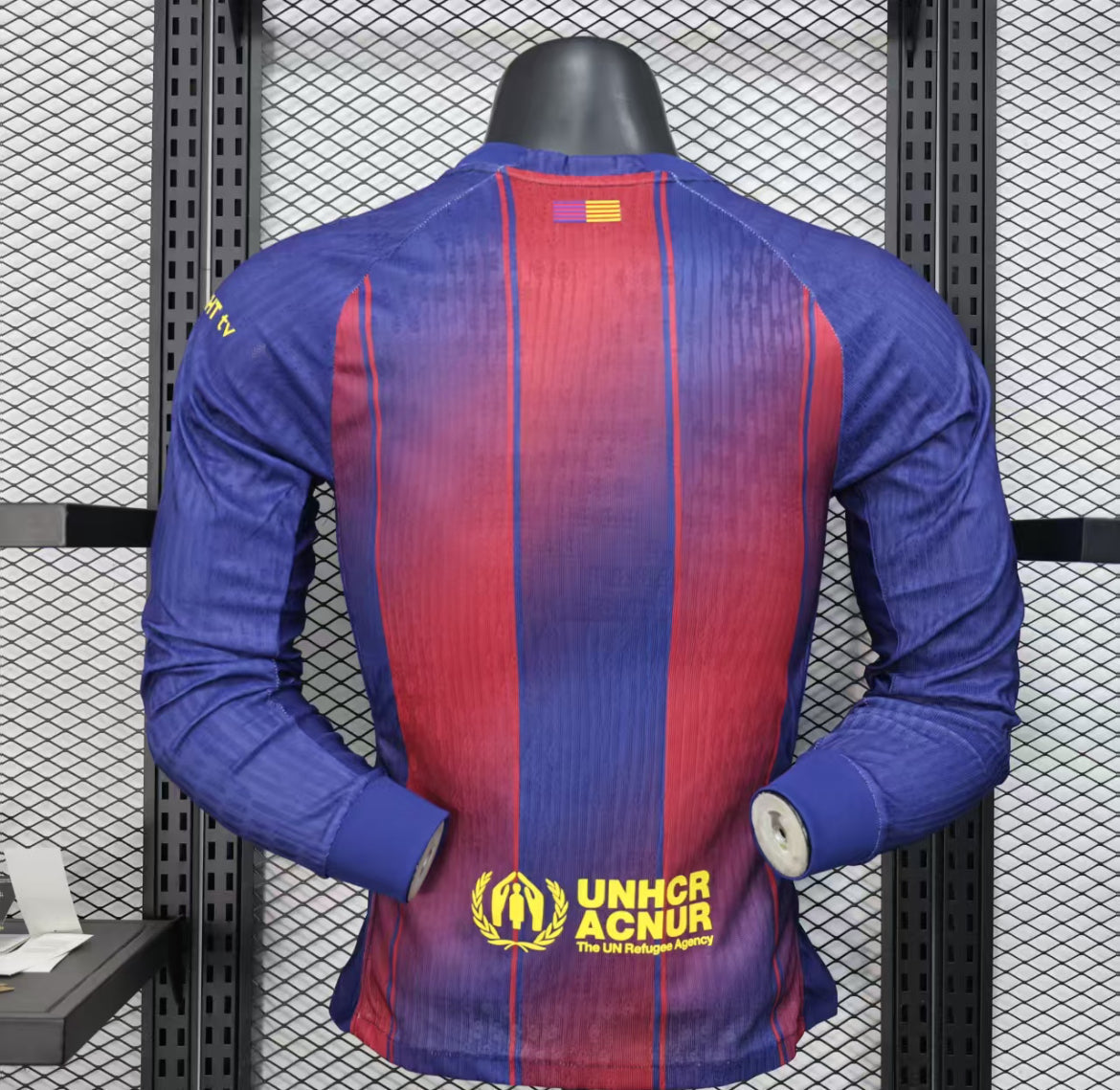 2025-26 FC Barcelona Home Kit Long Sleeve