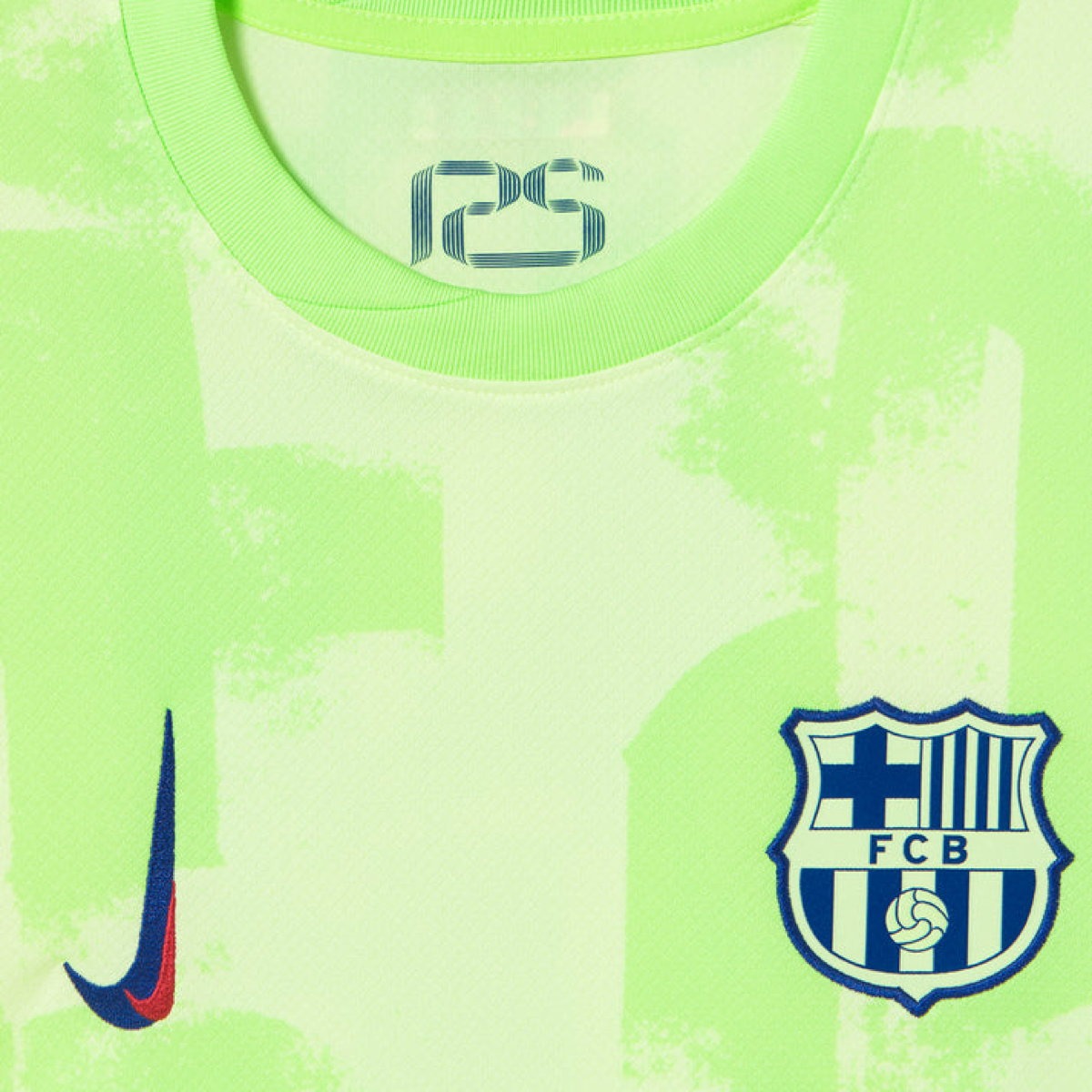 2024-25 FC Barcelona Third Kit Logo Spotify