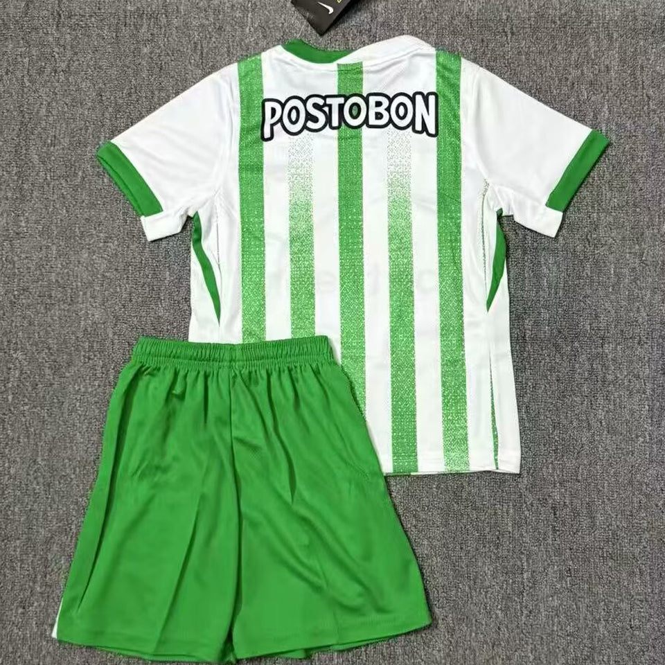 2025/26 Atletico Nacional Home Short Sleeve Jersey for Kids