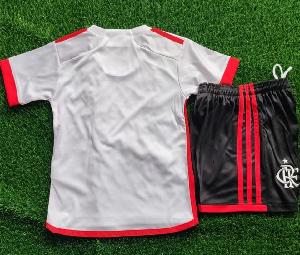 2024/25 Flamengo Away Short Sleeve Kids' Jersey