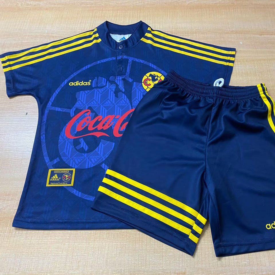 1998/99 Club America Away Short Sleeve Retro Kids Jersey