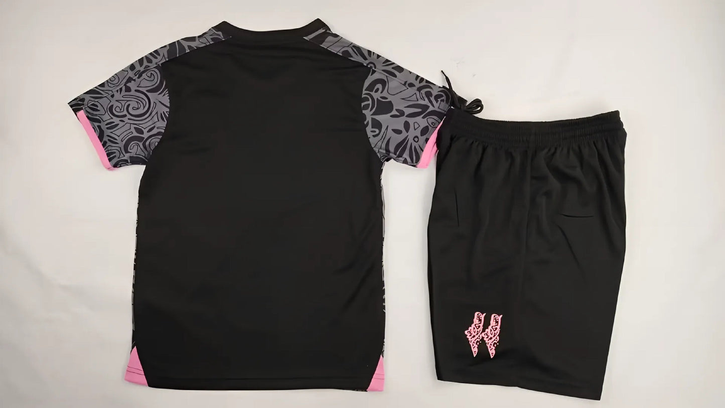 2024-25 Palestine Black And Pink Kit Kids