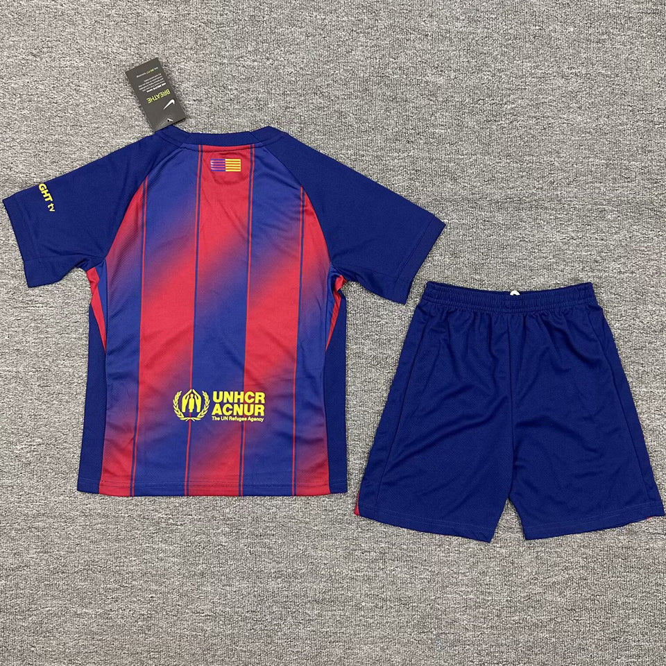 2025-26 FC Barcelona Home Kit Kids