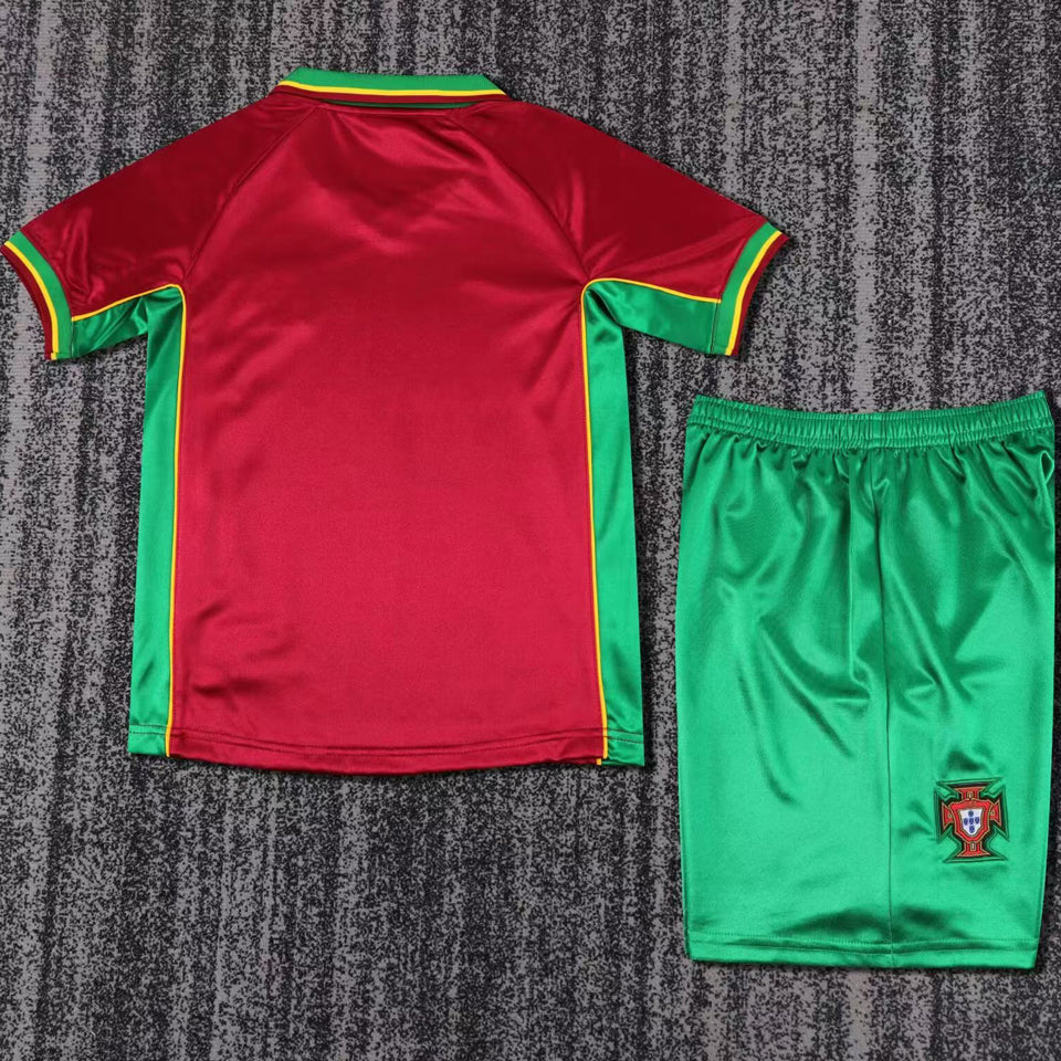 1998 Portugal Home Children's National Team Retro