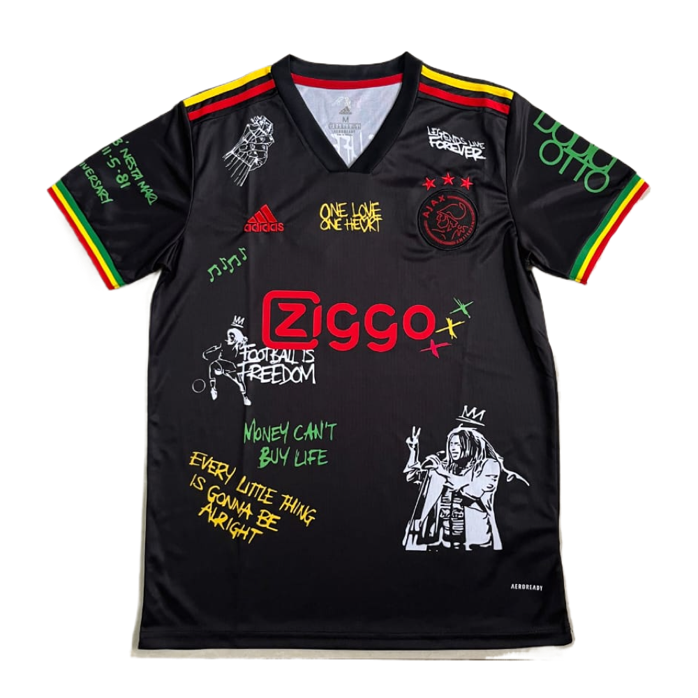 2023-24 AFC Ajax x Bob Marley Special Edition Kit