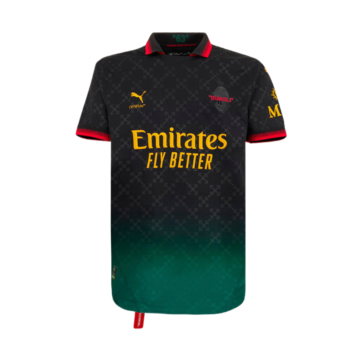 2024-25 AC Milan x Off-White Special Edition Kit