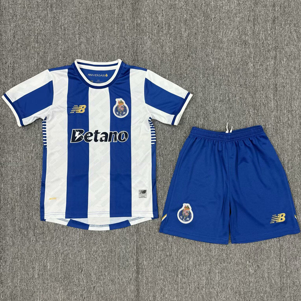 2025/26 Porto Home Short Sleeve Jersey for Kids