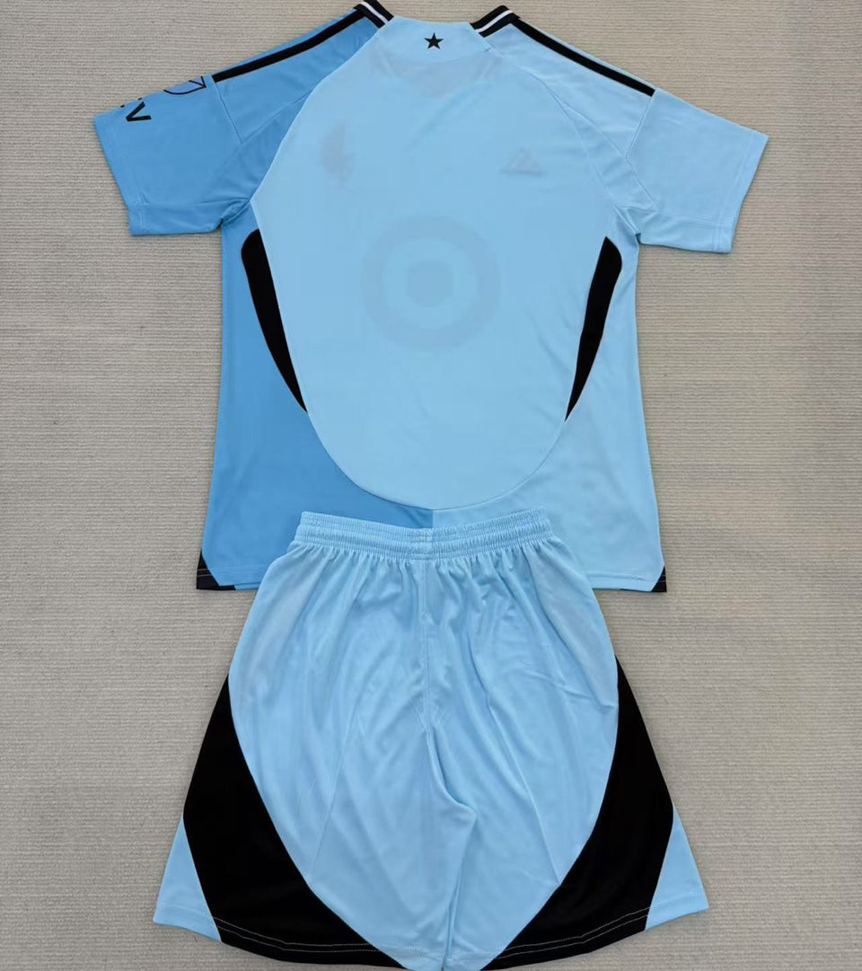 2025/26 Minnesota United Away Short Sleeve Kids' Jersey