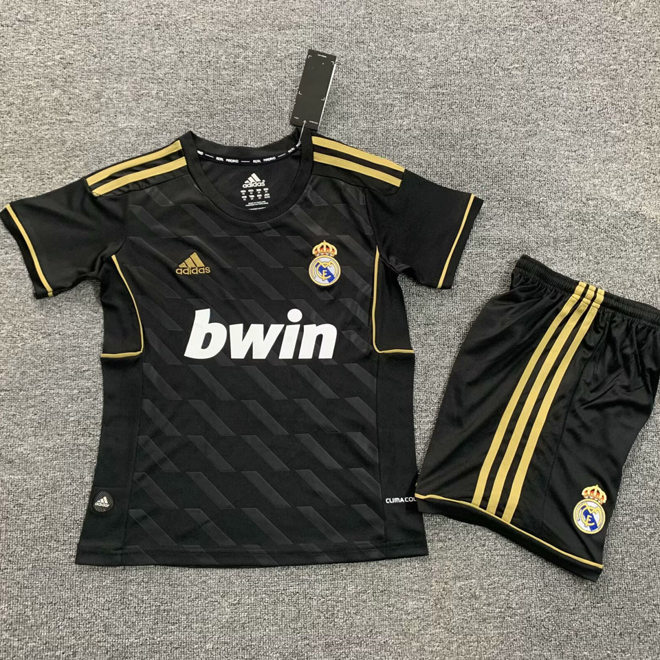2011/12 Real Madrid Away Short Sleeve Retro Kids Jersey