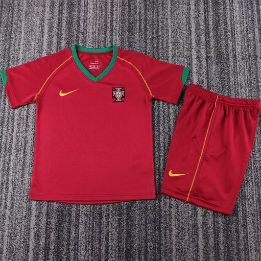 2006 Portugal Home Children's National Team Retro