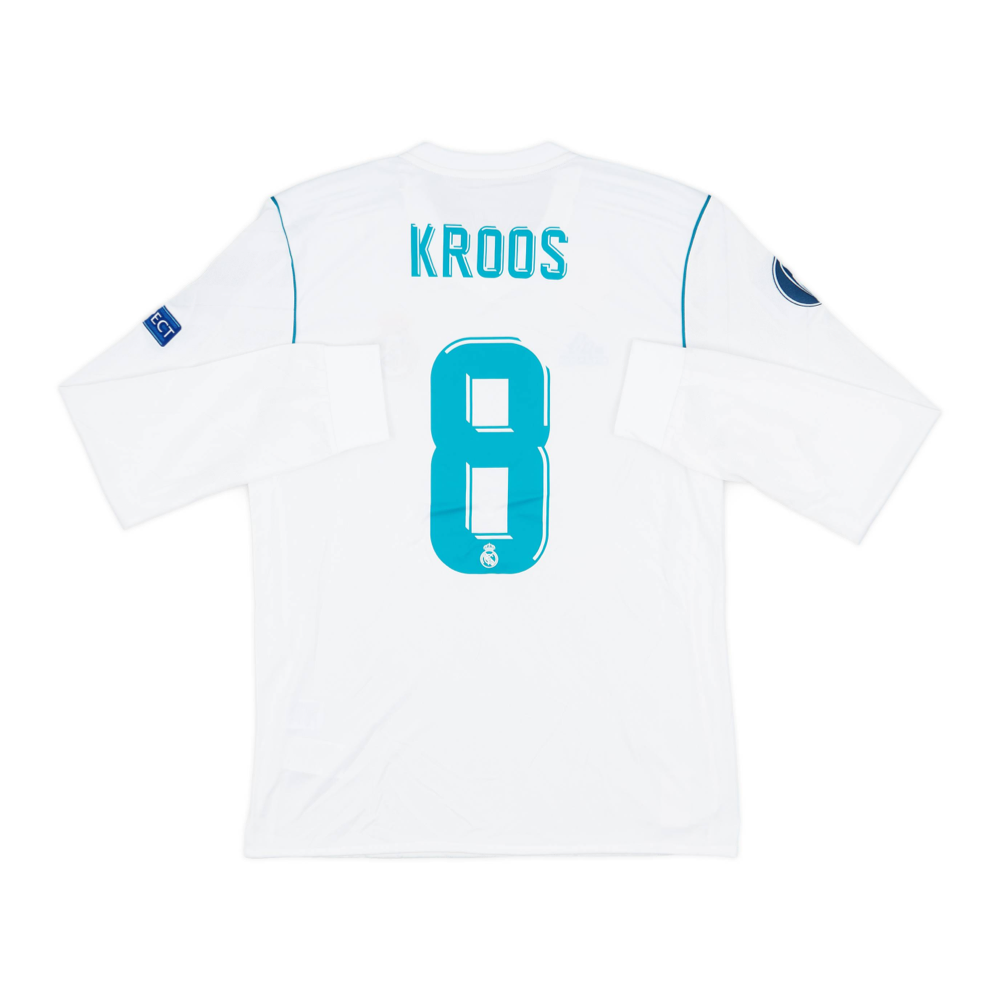 2017-18 Real Madrid CF Home Long Sleeve Kit