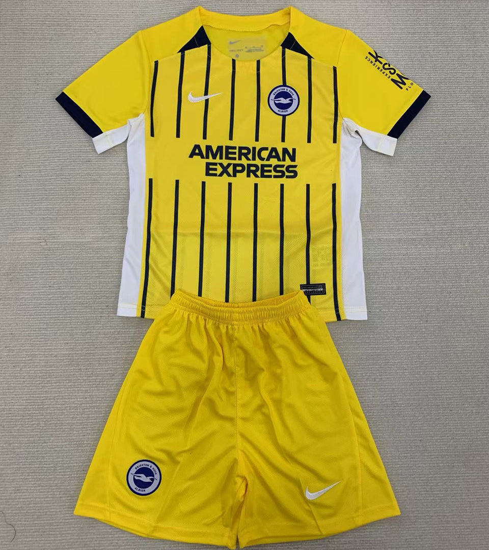 2024/25 Brighton Away Short Sleeve Kids' Jersey