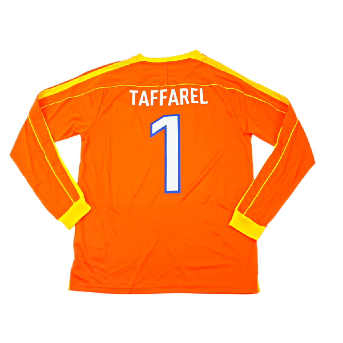 1998 Brazil Goalkeeper Kit Orange Long Sleeve