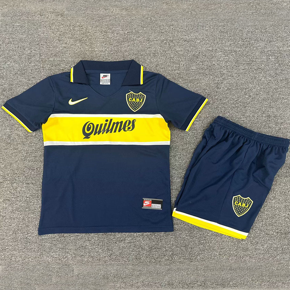 1996/97 Boca Juniors Home Short Sleeve Retro Jersey