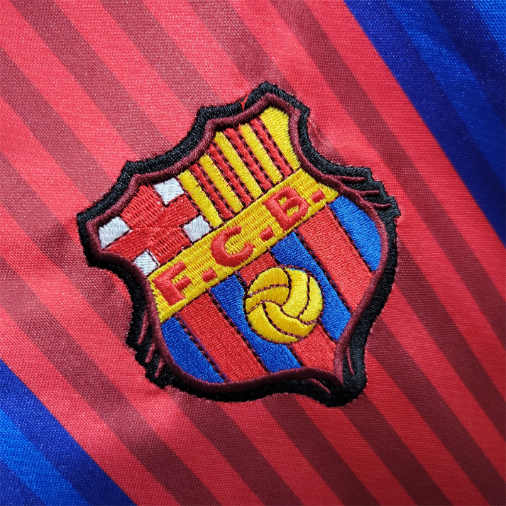 1991-92 FC Barcelona Home Long Sleeve Kit