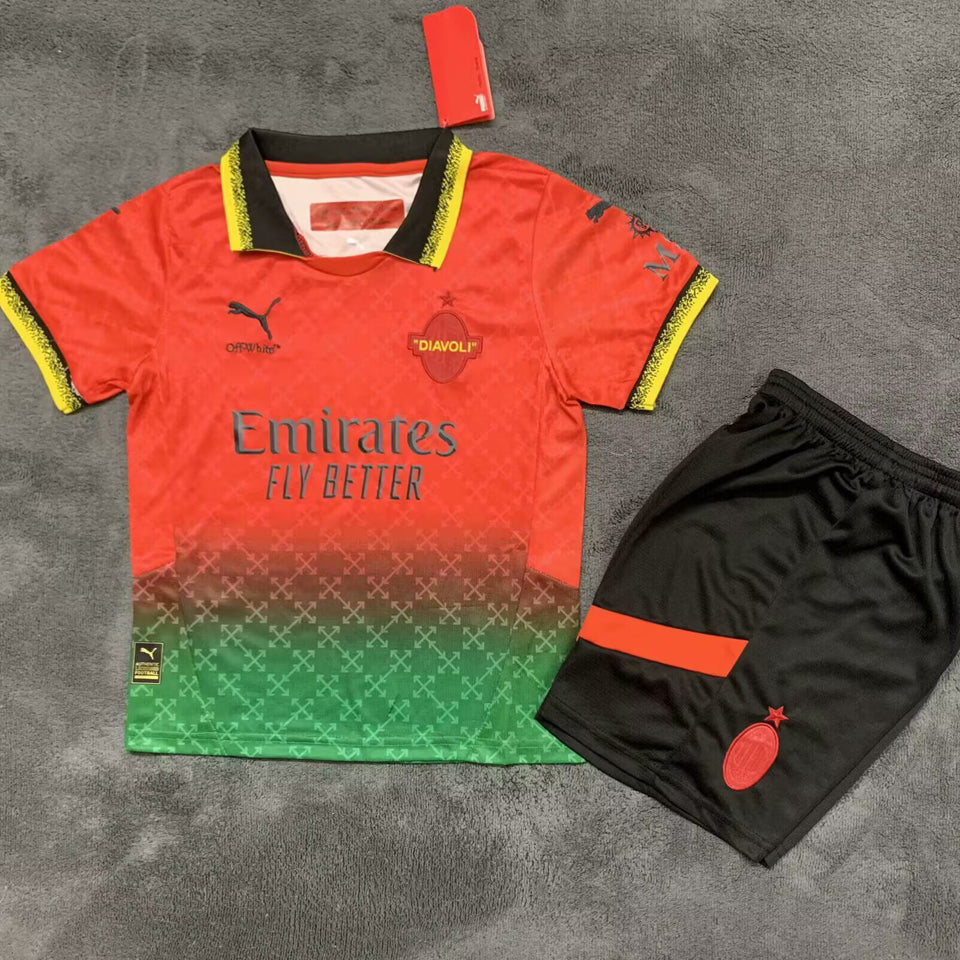 2024/25 AC Milan Special Short Sleeve Kids Jersey