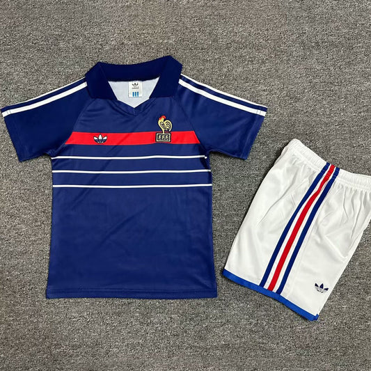1982/84 France Home Kids Retro National Teams