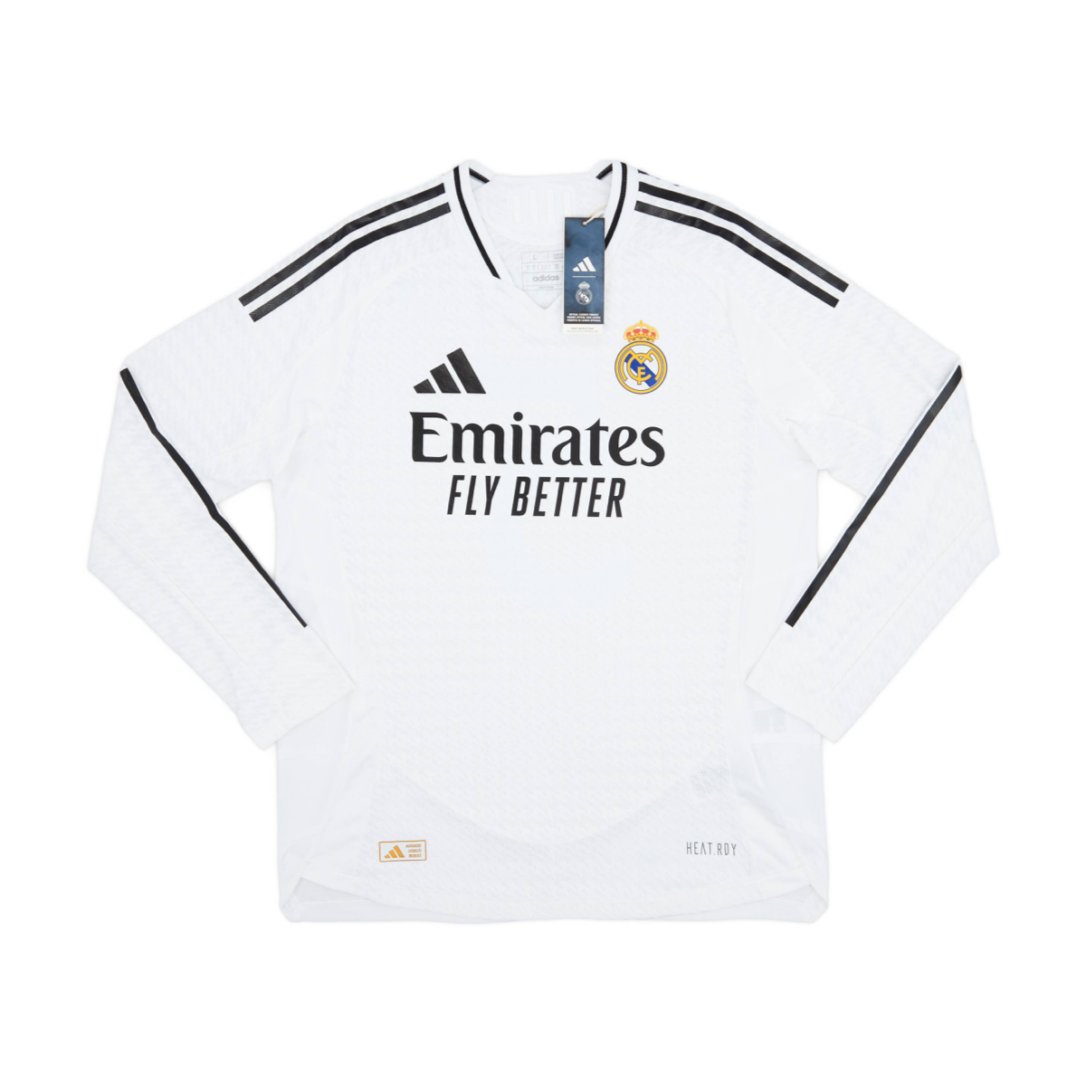2024-25 Real Madrid CF Home Long Sleeve Kit