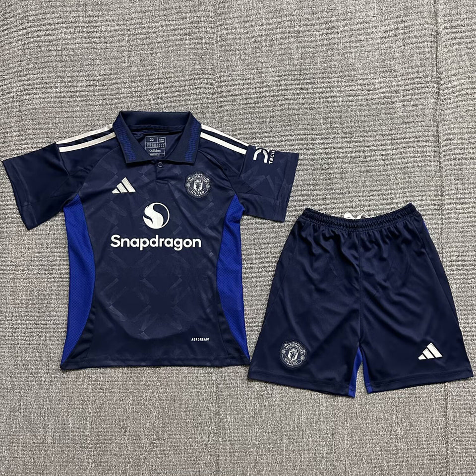 2024/25 Manchester United Away Short Sleeve Kids' Jersey
