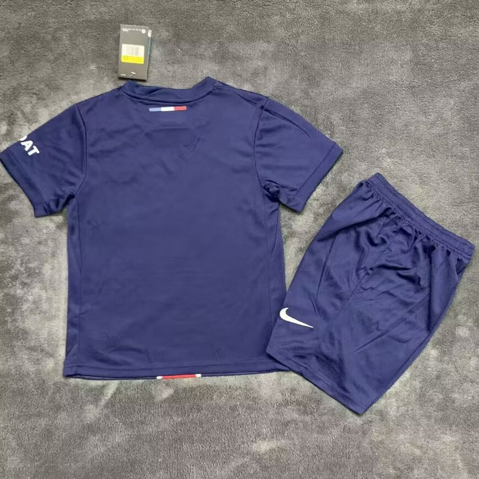 2024/25 PSG Home Short Sleeve Jersey for Kids