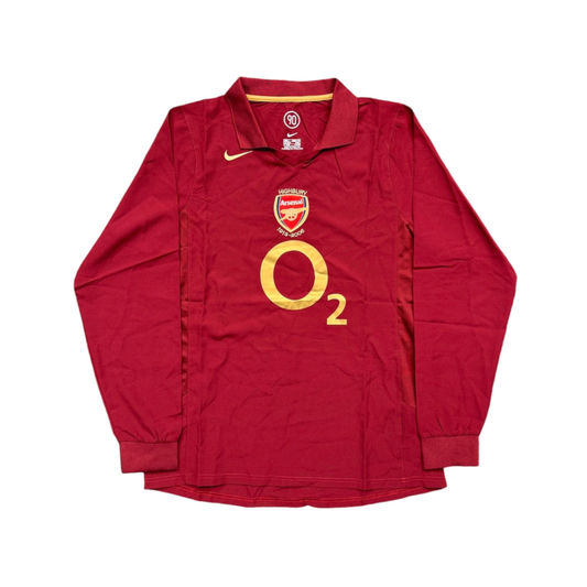 2005-06 Arsenal FC Home Long Sleeve Kit