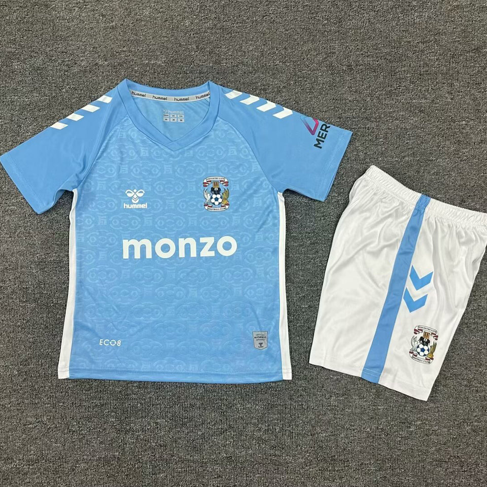 2024/25 Coventry City Home Short Sleeve Kids Jersey