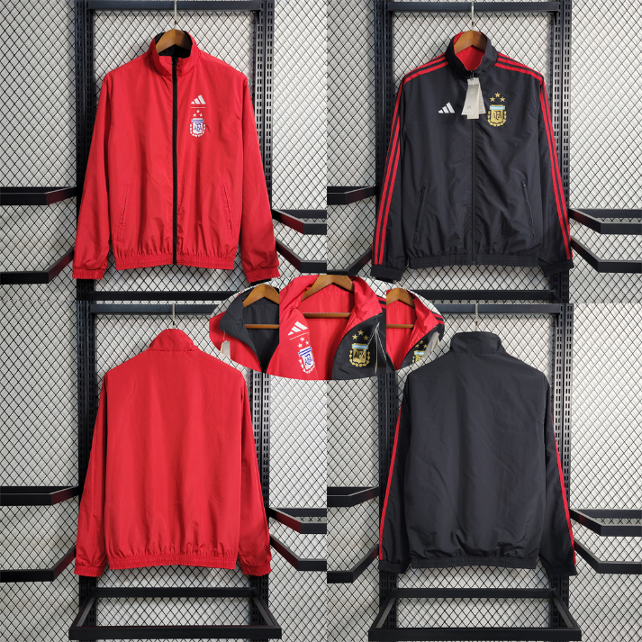 Argentina Windbreaker Red Black