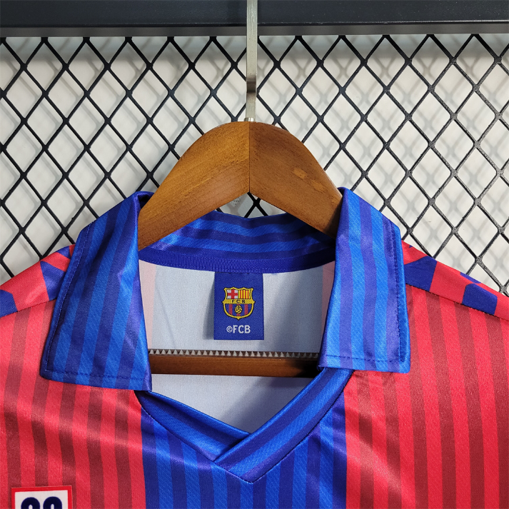 1991-92 FC Barcelona Home Long Sleeve Kit