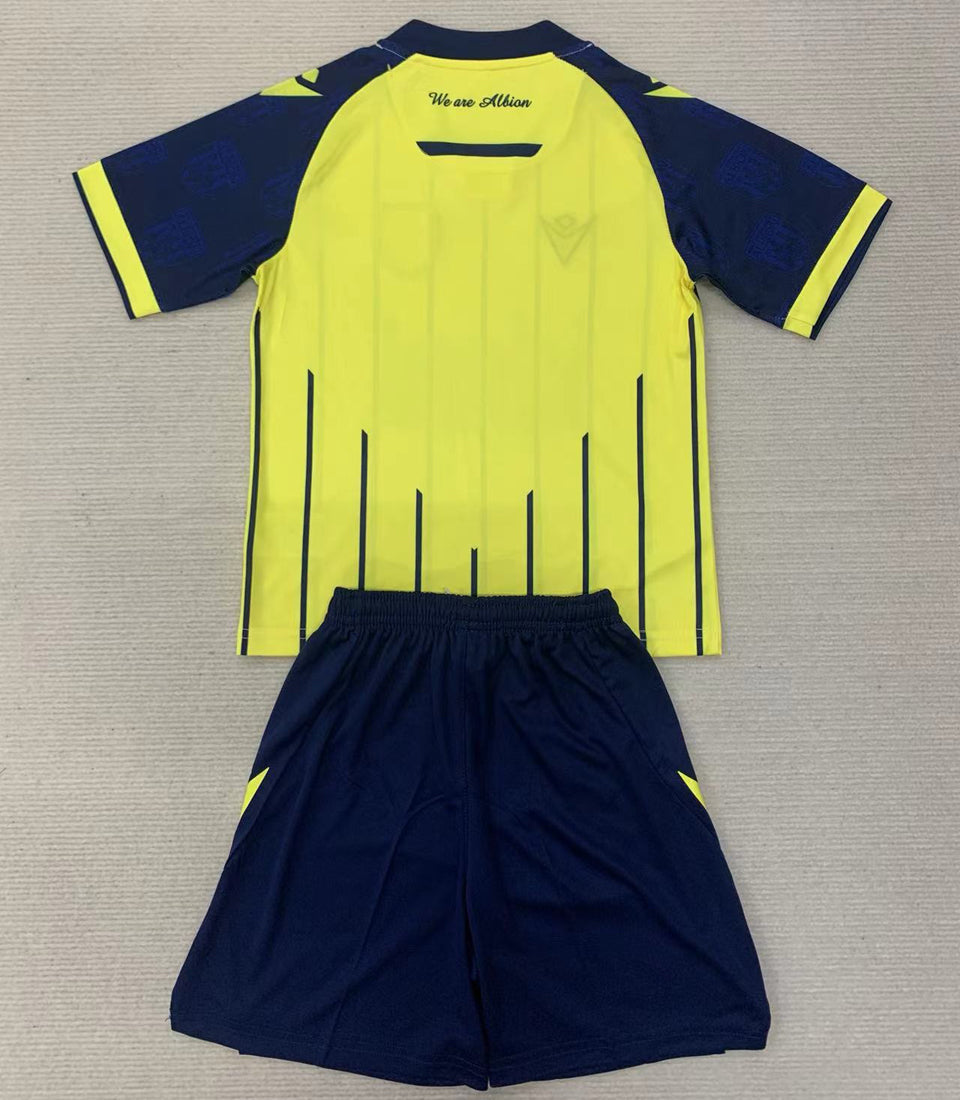 2024/25 West Bromwich Albion Away Short Sleeve Kids' Jersey