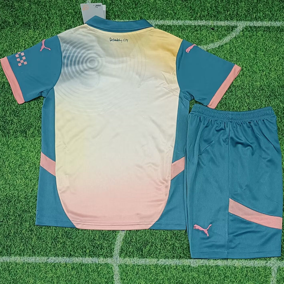 2024/25 Manchester City Special Short Sleeve Kids' Jersey