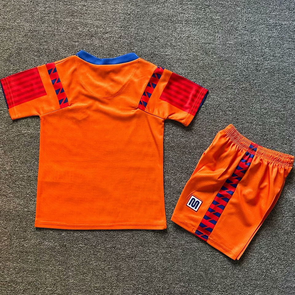 1991/92 Barcelona Away Short Sleeve Retro Kids Jersey