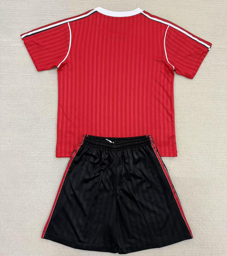 2025 Manchester United Special Short Sleeve Retro Kids Jersey