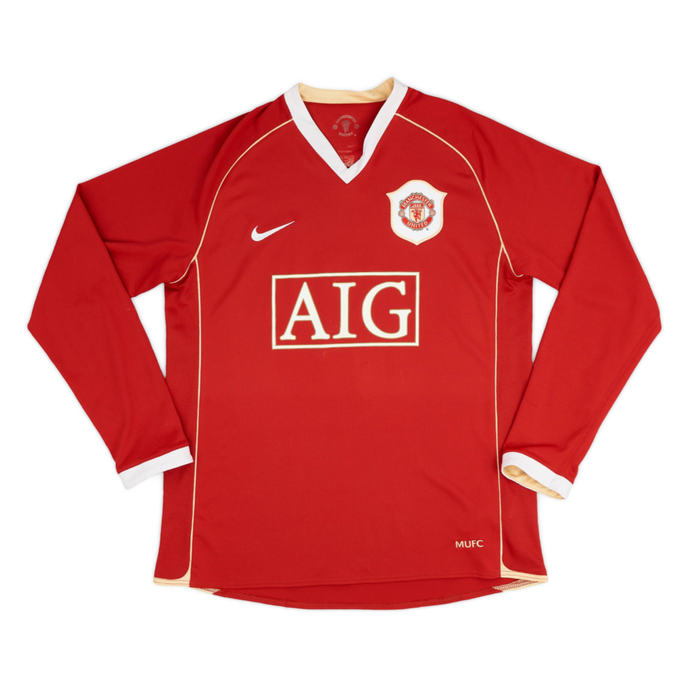 2006-07 Manchester United FC Home Long Sleeve Kit