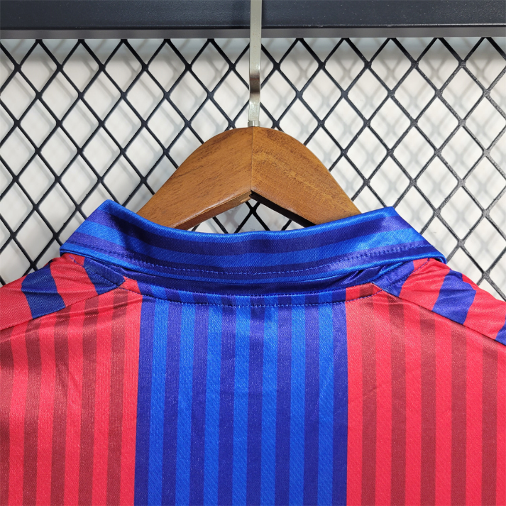 1991-92 FC Barcelona Home Long Sleeve Kit