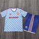 1990/92 Manchester United Away Short Sleeve Retro Kids Jersey