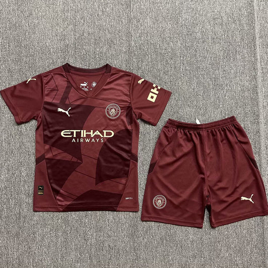 2024/25 Manchester City Third Short Sleeve Kids' Jersey