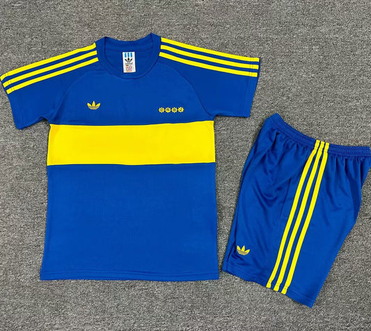 1981 Boca Juniors Home Short Sleeve Retro Jersey