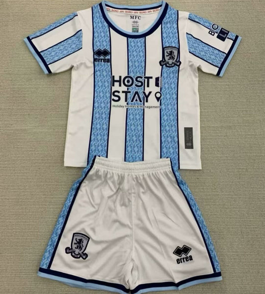 2024/25 Middlesbrough Away Short Sleeve Kids' Jersey