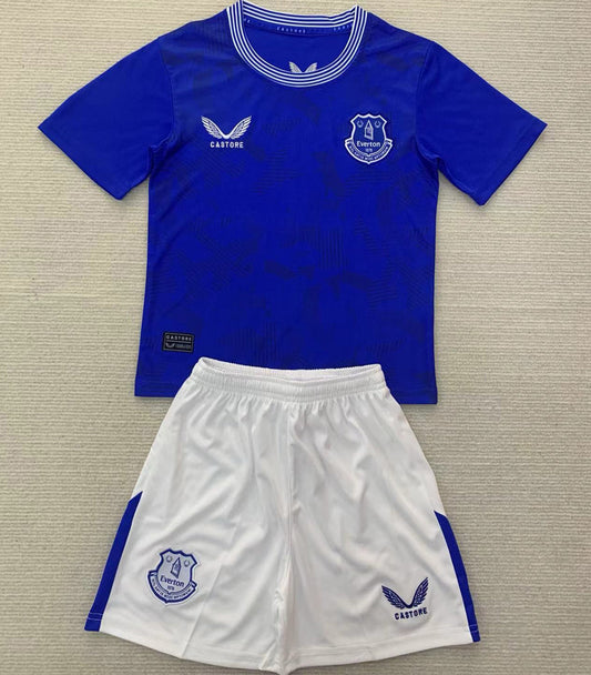 2024/25 Everton Home Short Sleeve Kids Jersey