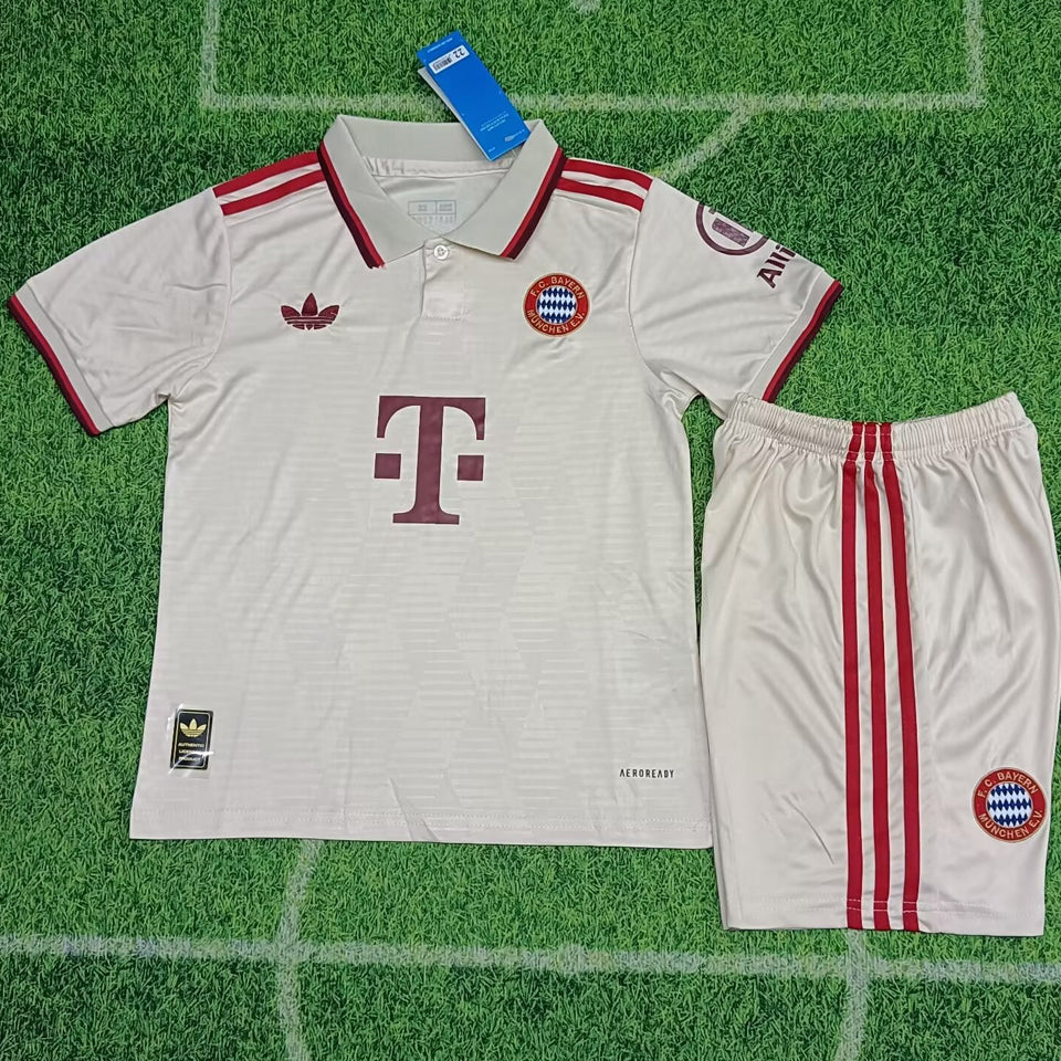 2024/25 Bayern Munich Third Short Sleeve Kids' Jersey