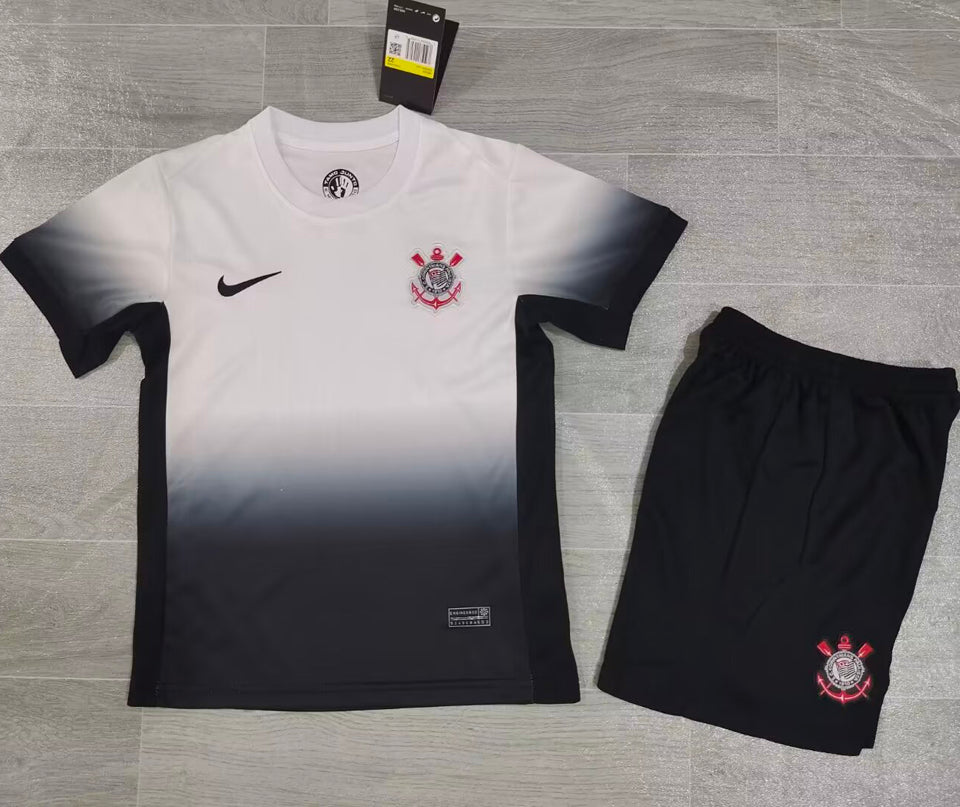2024/25 Corinthians Home Short Sleeve Jersey for Kids