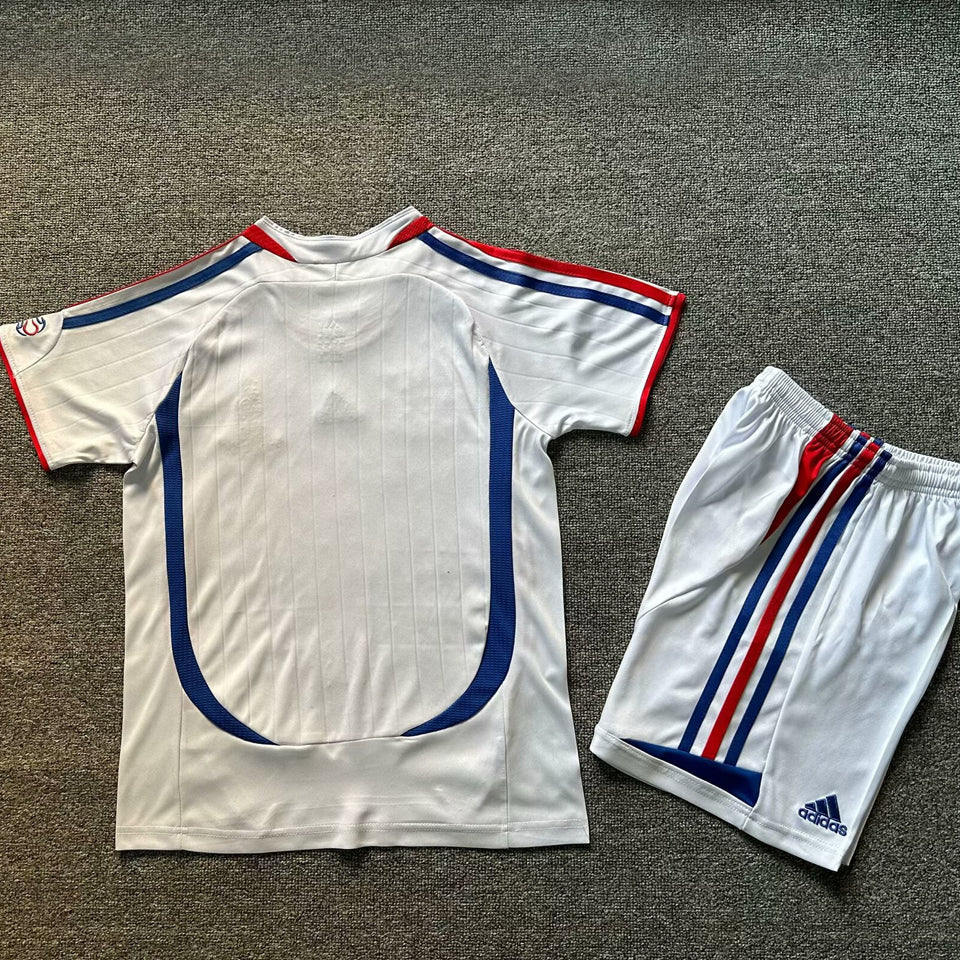 2006 France Away Kids National Team Retro