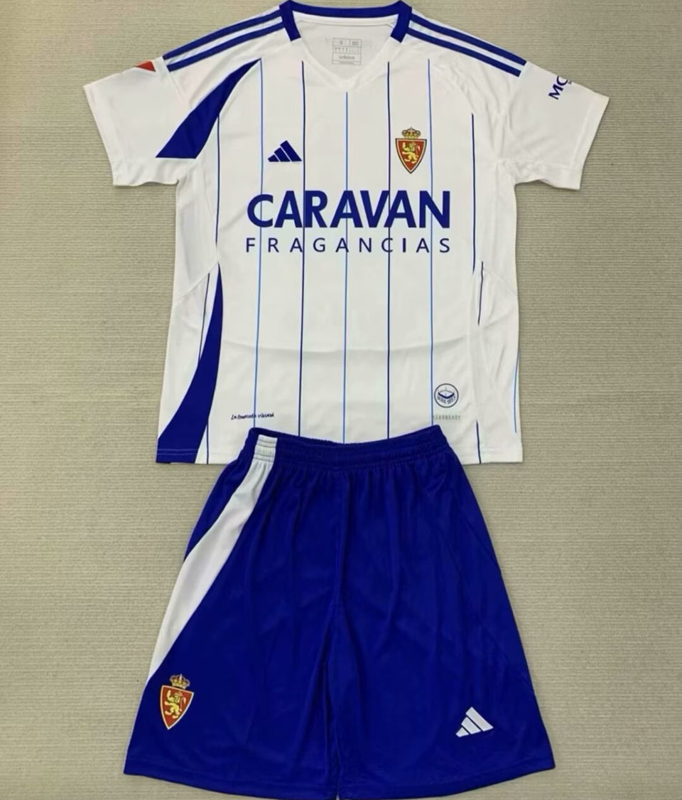 2024/25 Zaragoza Home Short Sleeve Jersey for Kids