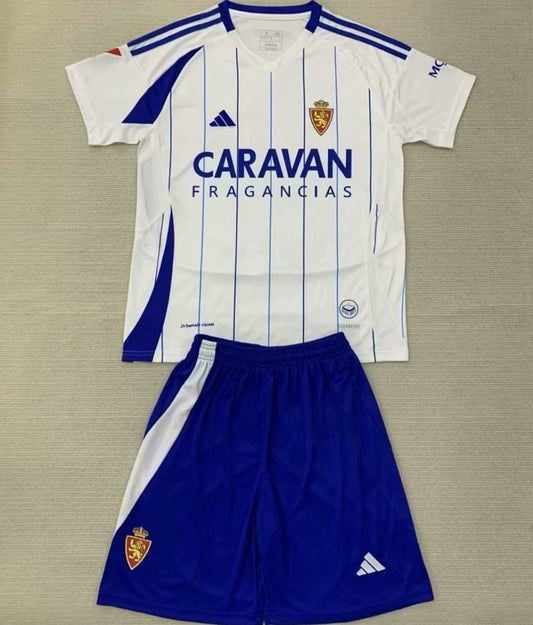 2024/25 Zaragoza Home Short Sleeve Jersey for Kids