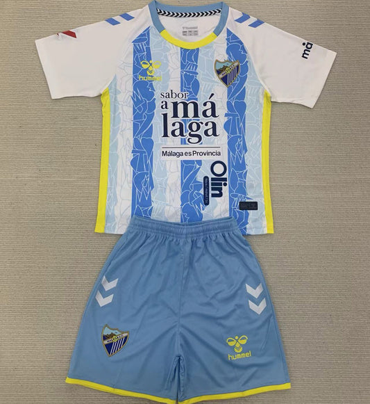 2024/25 Malaga Home Short Sleeve Jersey for Kids