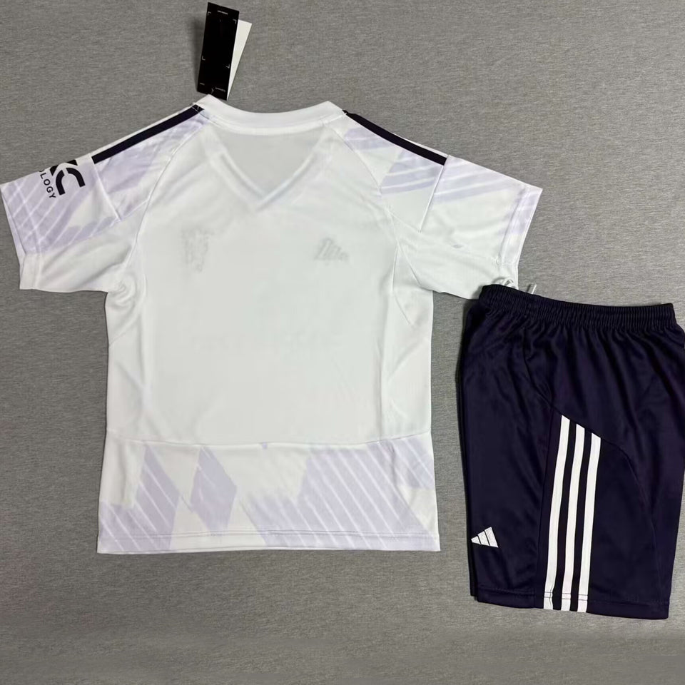 2025/26 Manchester United Away Short Sleeve Kids' Jersey