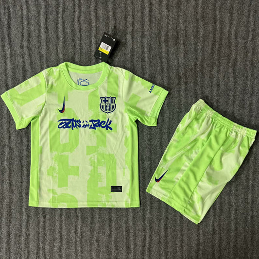 2024/25 Barcelona Third Short Sleeve Kids Jersey