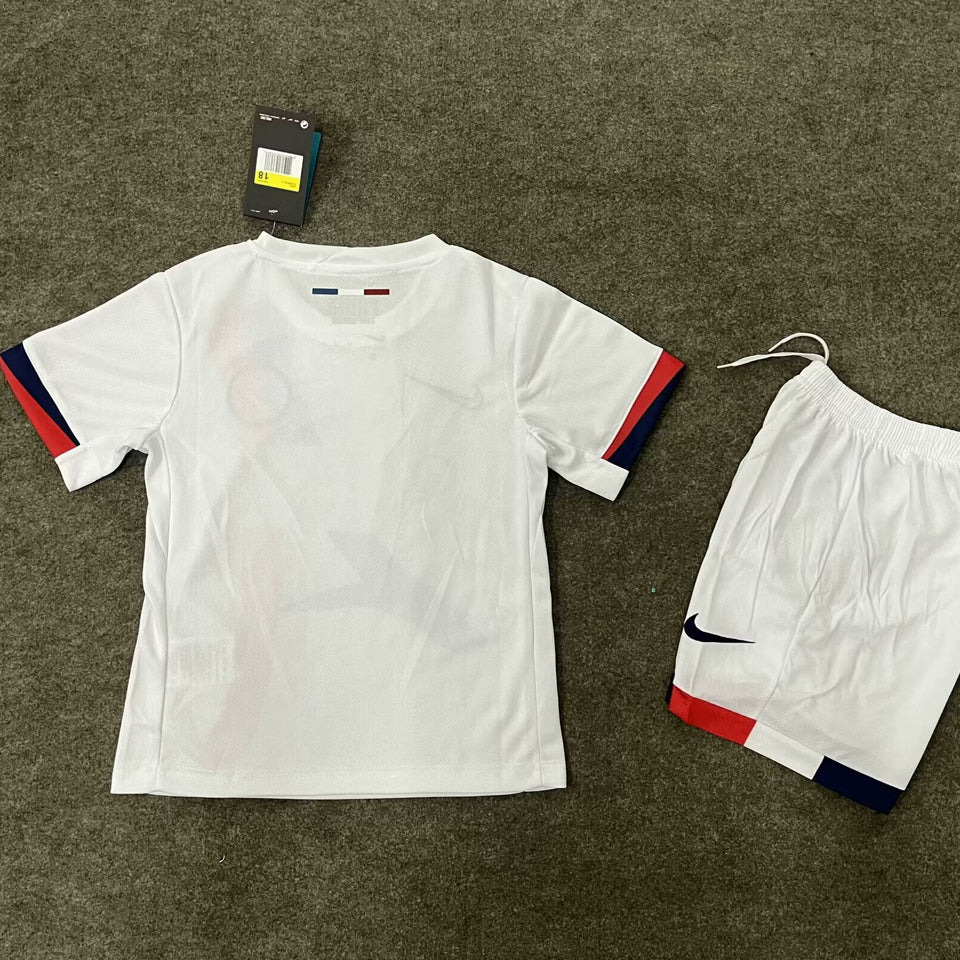 2024/25 PSG Away Short Sleeve Kids Jersey
