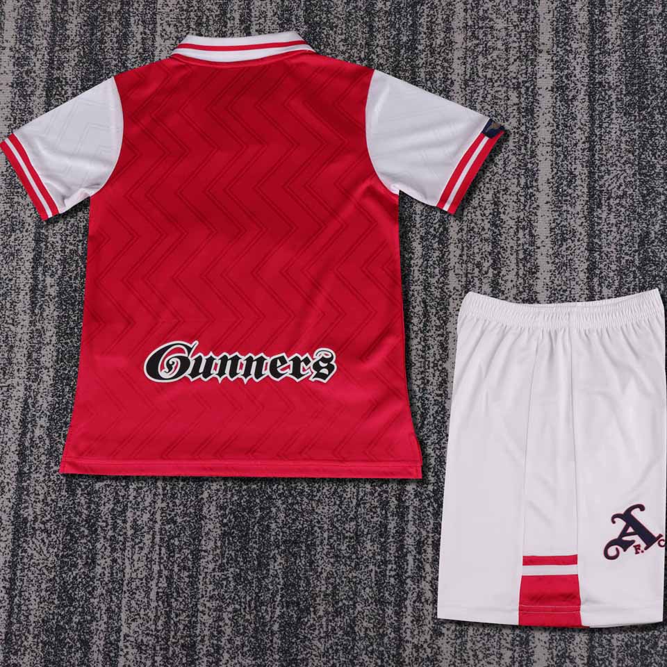 1996/98 Arsenal Home Short Sleeve Retro Kids Jersey