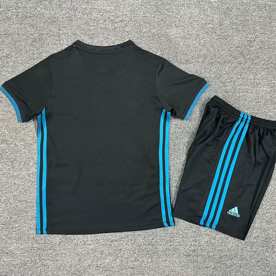 2017/18 Real Madrid Away Short Sleeve Retro Kids Jersey